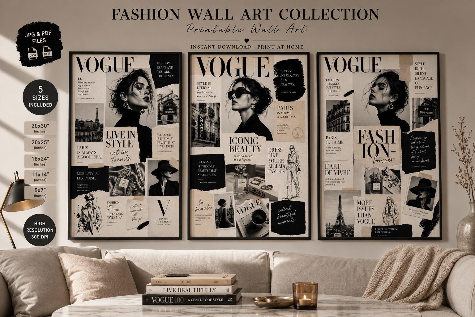 Vogue Energy Prints