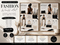 Paris Fashion Illustration, Chic Vogue Style, Neutral Woman Art (Digital Download)